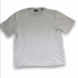 Zara Short Sleeve Baseball Striped Shirt Large